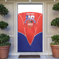 Personalized Chile Independence Day Door Cover Chilean Code 56 Copihue Flowers