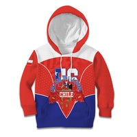 Personalized Chile Independence Day Kid Hoodie Chilean Code 56 Copihue Flowers
