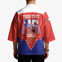 Personalized Chile Independence Day Kimono Chilean Code 56 Copihue Flowers