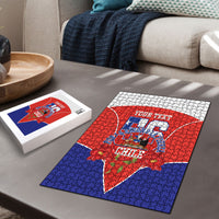 Personalized Chile Independence Day Puzzle Chilean Code 56 Copihue Flowers