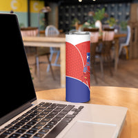 Chile Independence Day Skinny Tumbler Chilean Code 56 Copihue Flowers