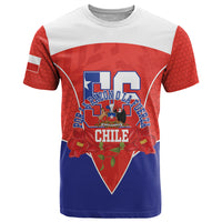 Personalized Chile Independence Day T Shirt Chilean Code 56 Copihue Flowers