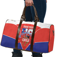 Personalized Chile Independence Day Travel Bag Chilean Code 56 Copihue Flowers