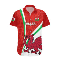 Custom Wales Rugby Hawaiian Shirt 2023 World Cup Cymru Curve Style - Wonder Print Shop