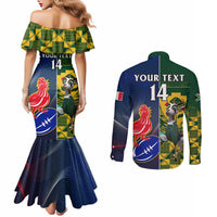 custom-south-africa-and-france-rugby-couples-matching-mermaid-dress-and-long-sleeve-button-shirts-springboks-with-les-bleus-together-2023-world-cup