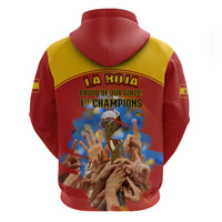 Spain Football Hoodie 2023 World Cup Champions Proud Of Our Girls - Wonder Print Shop