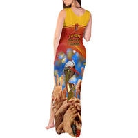Spain Football Tank Maxi Dress 2023 World Cup Champions Proud Of Our Girls - Wonder Print Shop