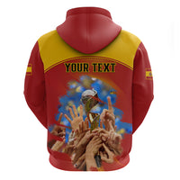 Custom Spain Football Hoodie 2023 World Cup Champions Proud Of Our Girls - Wonder Print Shop