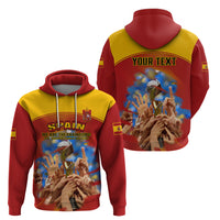 Custom Spain Football Hoodie 2023 World Cup Champions Proud Of Our Girls - Wonder Print Shop