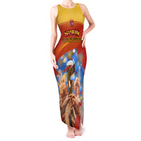 Custom Spain Football Tank Maxi Dress 2023 World Cup Champions Proud Of Our Girls - Wonder Print Shop
