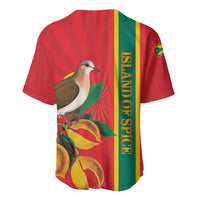 Grenada Dove Nutmeg Baseball Jersey Island of Spice Proud