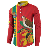 Grenada Dove Nutmeg Button Sweatshirt Island of Spice Proud