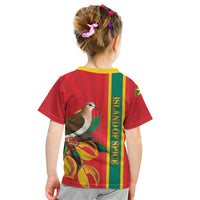 Grenada Dove Nutmeg Kid T Shirt Island of Spice Proud