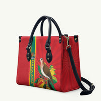 Grenada Dove Nutmeg Leather Bag Island of Spice Proud