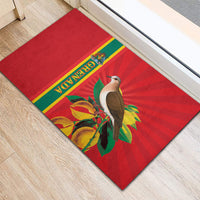 Grenada Dove Nutmeg Rubber Doormat Island of Spice Proud