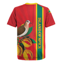 Grenada Dove Nutmeg Rugby Jersey Island of Spice Proud