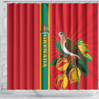 Grenada Dove Nutmeg Shower Curtain Island of Spice Proud