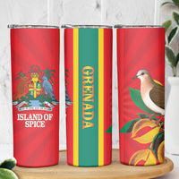 Grenada Dove Nutmeg Skinny Tumbler Island of Spice Proud