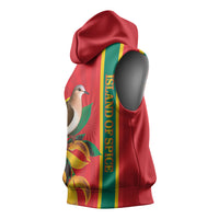 Grenada Dove Nutmeg Sleeveless Hoodie Island of Spice Proud