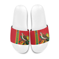 Grenada Dove Nutmeg Slide Sandals Island of Spice Proud