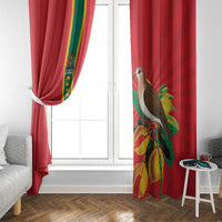 Grenada Dove Nutmeg Window Curtain Island of Spice Proud