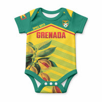 Grenada Football 2026 Custom Baby Onesie Go Spice Boys Nutmeg Yellow Version