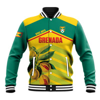 Grenada Football 2026 Custom Baseball Jacket Go Spice Boys Nutmeg Yellow Version