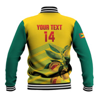 Grenada Football 2026 Custom Baseball Jacket Go Spice Boys Nutmeg Yellow Version