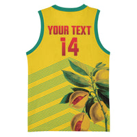 Grenada Football 2026 Custom Basketball Jersey Go Spice Boys Nutmeg Yellow Version