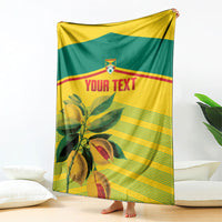 Grenada Football 2026 Custom Blanket Go Spice Boys Nutmeg Yellow Version