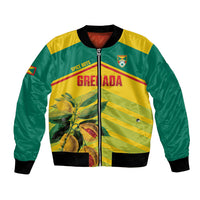 Grenada Football 2026 Custom Bomber Jacket Go Spice Boys Nutmeg Yellow Version