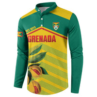 Grenada Football 2026 Custom Button Sweatshirt Go Spice Boys Nutmeg Yellow Version