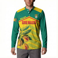 Grenada Football 2026 Custom Button Sweatshirt Go Spice Boys Nutmeg Yellow Version