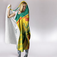 Grenada Football 2026 Custom Hooded Blanket Go Spice Boys Nutmeg Yellow Version