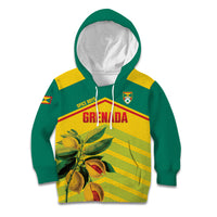 Grenada Football 2026 Custom Kid Hoodie Go Spice Boys Nutmeg Yellow Version
