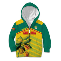Grenada Football 2026 Custom Kid Hoodie Go Spice Boys Nutmeg Yellow Version