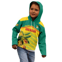 Grenada Football 2026 Custom Kid Hoodie Go Spice Boys Nutmeg Yellow Version