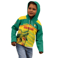 Grenada Football 2026 Custom Kid Hoodie Go Spice Boys Nutmeg Yellow Version