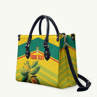 Grenada Football 2026 Custom Leather Bag Go Spice Boys Nutmeg Yellow Version