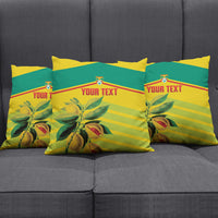 Grenada Football 2026 Custom Pillow Cover Go Spice Boys Nutmeg Yellow Version