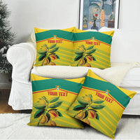 Grenada Football 2026 Custom Pillow Cover Go Spice Boys Nutmeg Yellow Version