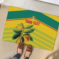 Grenada Football 2026 Custom Rubber Doormat Go Spice Boys Nutmeg Yellow Version