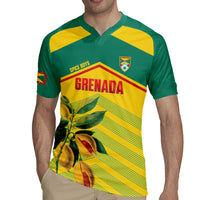 Grenada Football 2026 Custom Rugby Jersey Go Spice Boys Nutmeg Yellow Version