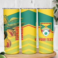 Grenada Football 2026 Custom Skinny Tumbler Go Spice Boys Nutmeg Yellow Version