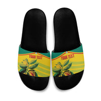 Grenada Football 2026 Custom Slide Sandals Go Spice Boys Nutmeg Yellow Version