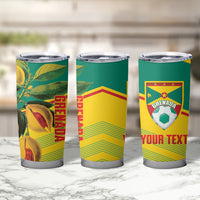 Grenada Football 2026 Custom Tumbler Cup Go Spice Boys Nutmeg Yellow Version