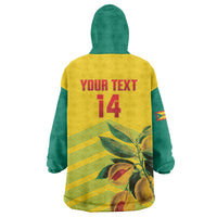 Grenada Football 2026 Custom Wearable Blanket Hoodie Go Spice Boys Nutmeg Yellow Version