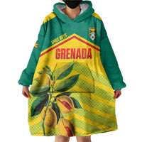 Grenada Football 2026 Custom Wearable Blanket Hoodie Go Spice Boys Nutmeg Yellow Version
