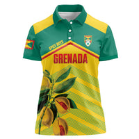Grenada Football 2026 Custom Women Polo Shirt Go Spice Boys Nutmeg Yellow Version