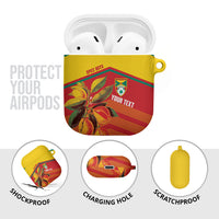 Grenada Football 2026 Custom AirPods Case Go Spice Boys Nutmeg Red Version